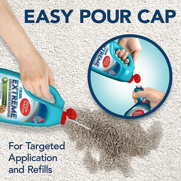 Simple solutions pet outlet stain and odor remover