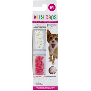 KITTY CAPS Cat Nail Caps, Color Varies, 40 count, Small 