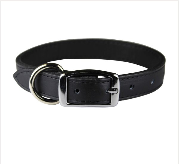OmniPet Signature Leather Dog Collar, Black, 18-in slide 1 of 4