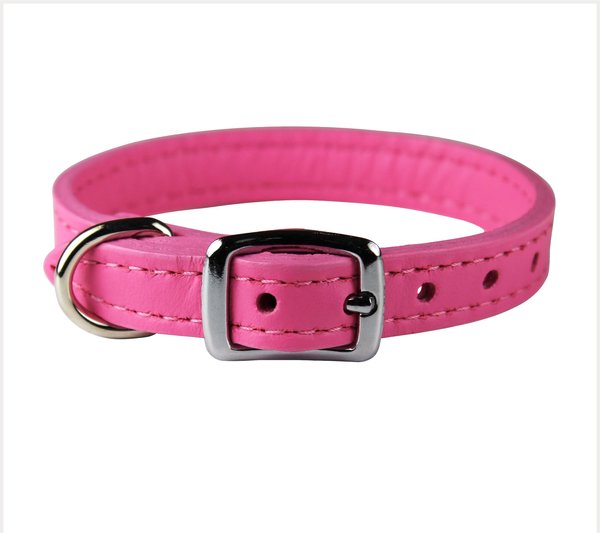 OmniPet Signature Leather Dog Collar, Pink, 12-in slide 1 of 6
