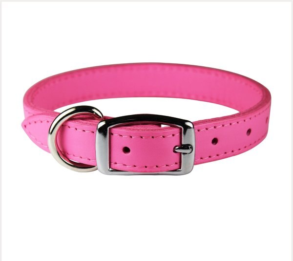 OmniPet Signature Leather Dog Collar, Pink, 20-in slide 1 of 6