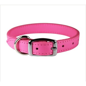 OmniPet Signature Leather Dog Collar, Pink, 20-in