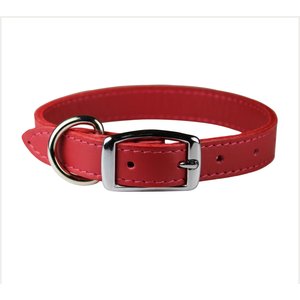 OmniPet Signature Leather Dog Collar, Red, 18-in