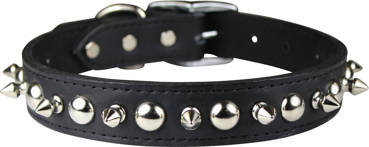 Standard Spiked Dog Collar 1 1/2 wide - Leathersmith Designs Inc.