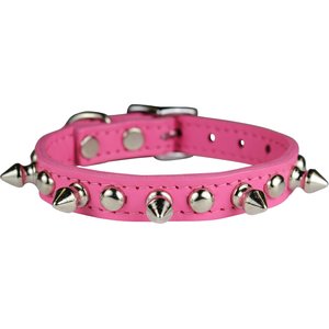Hot Pink- Luxury Designer Monogram Empreinte Leather Dog CollarPet Supply  Mafia