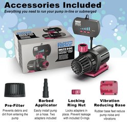 Hydor Seltz D Controllable Universal Aquarium Pump, Black, 3200 GPH slide 2 of 7