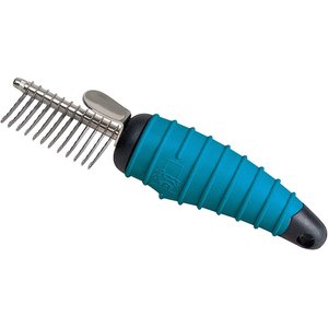 Master Grooming Tools Ergonomic Dog & Cat Dematting Comb, 12 blade