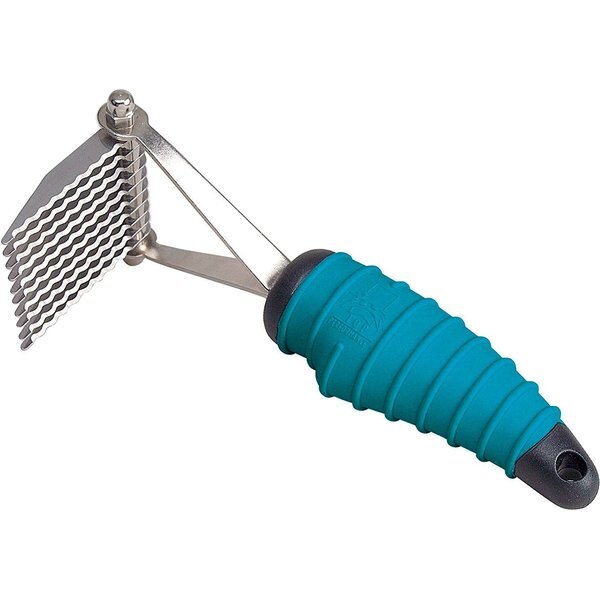 MASTER GROOMING TOOLS Ergonomic Dog Dematting Rake