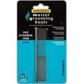 Master Grooming Tools Greyhound Comb, Face/Finish, Silver