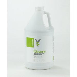 Vet Basics Lime Sulfur Dip Antimicrobial for Dogs, Cats & Horses, 1-gal bottle