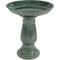 Show in main carousel: Sunnydaze Decor Avignon Ceramic Bird Bath with Glazed Finish, Green Mist, 18.75-in slide 1 of 7