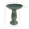 Show in main carousel: Sunnydaze Decor Avignon Ceramic Bird Bath with Glazed Finish, Green Mist, 18.75-in slide 3 of 7