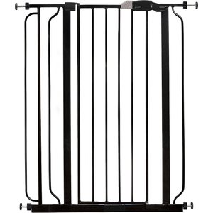 Regalo Pet Products Easy Step Extra Tall Walk-Through Dog Gate, Black