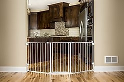 Regalo Pet Products Flexi Extra Wide Configurable Walk-Through Dog Gate, 30-in