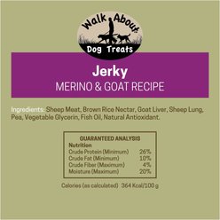 Walk About Lamb & Goat Grain-Free Jerky Dog Treats, 5.5-oz bag slide 2 of 3