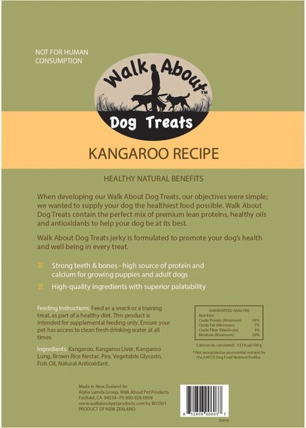 Walk About Goat Jerky Grain-Free Dog Treats
