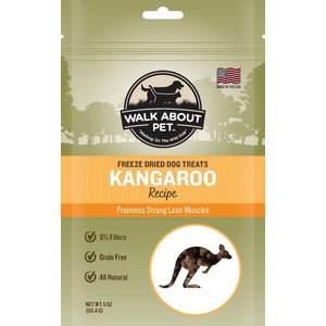 Walk About Grain-Free Freeze-Dried Kangaroo Dog Treats, 4-oz bag