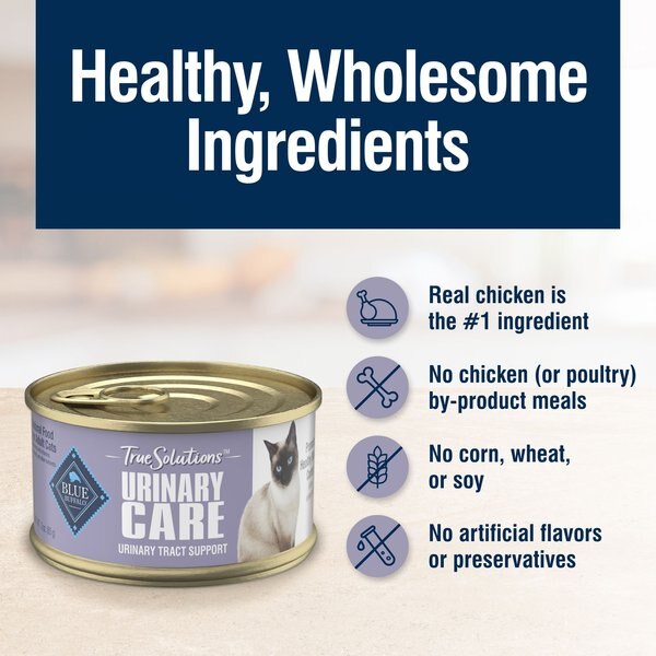 BLUE BUFFALO True Solutions Urinary Care Formula Chicken Pate Wet Cat