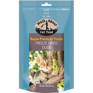 Walk About Grain-Free Freeze Dried Duck Cat Treats, 2-oz bag
