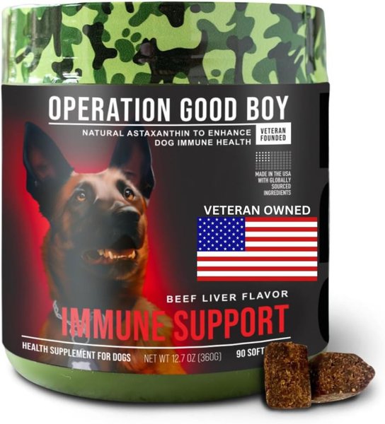 Operation Good Boy Beef Flavored Calming Supplement for Dogs, 90 count