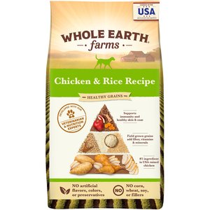 Whole Earth Farms Adult Recipe Dry Dog Food, 4-lb bag