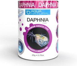 Aqua Natural Grain-Free Freeze-Dried Daphnia Fish Food, 0.70-oz tub
