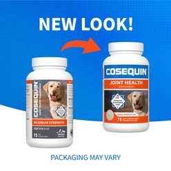 Nutramax Cosequin Maximum Strength Chewable Tablet Joint Health Supplement for Dogs, 75 count slide 2 of 8