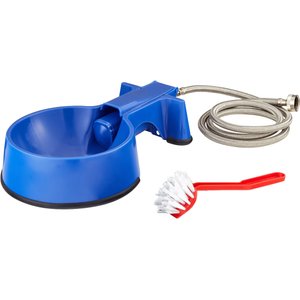 The Easy-Clean Dog, Cat & Livestock Auto-Fill Water Bowl with Hose, 32-oz, 5-ft Hose