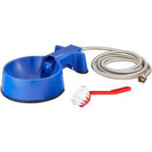 The Easy-Clean Dog, Cat & Livestock Auto-Fill Water Bowl with Hose, 32-oz, 10-ft Hose