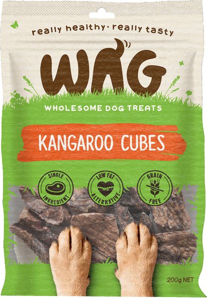 WAG Kangaroo Cubes Grain-Free Dog Treats, 7.05-oz bag slide 1 of 7
