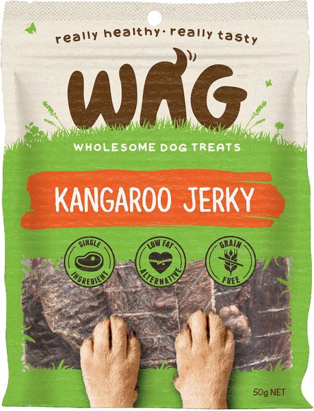 WAG Grain-Free Kangaroo Jerky Dog Treats