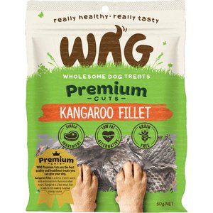 WAG Kangaroo Filet Grain-Free Dog Treats, 1.76-oz bag