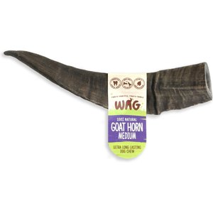 WAG Goat Horn Dog Chew, Medium