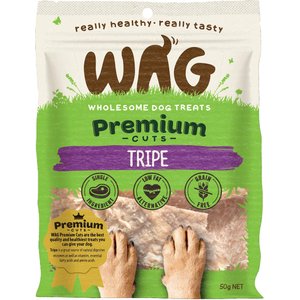WAG Premium Cuts Beef Tripe Grain-Free Dog Treats, 1.76-oz bag