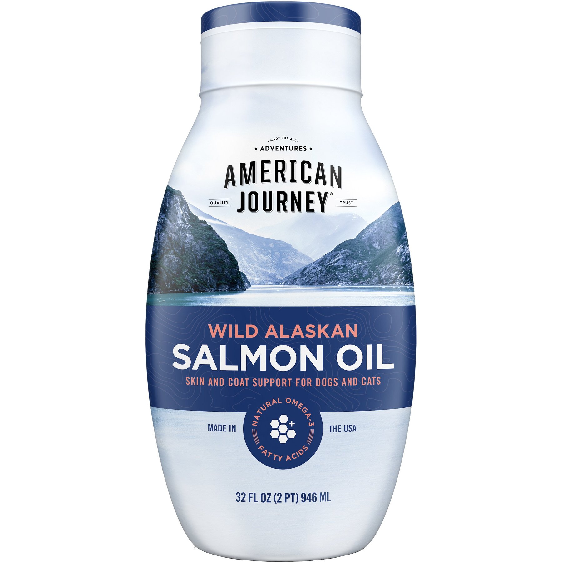 American journey wild alaskan salmon oil liquid dog & sale cat supplement