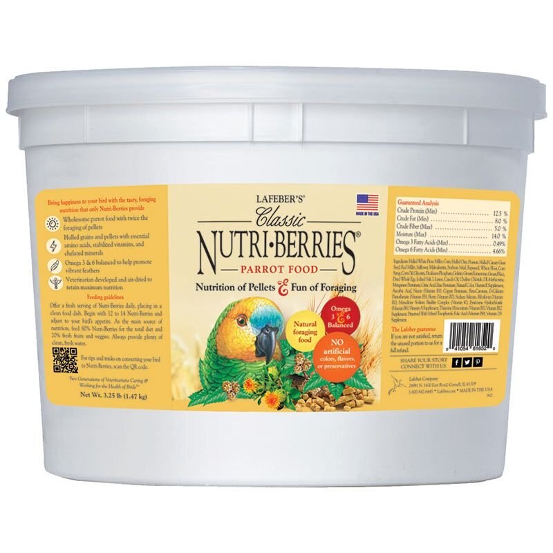 LAFEBER Classic NutriBerries Parrot Food Customer Questions