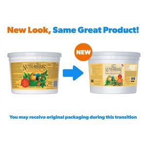 Lafeber Classic Nutri-Berries Parrot Food, 3.25-lb tub