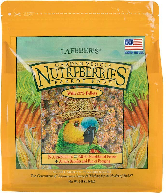 Nutri berries parrot outlet food