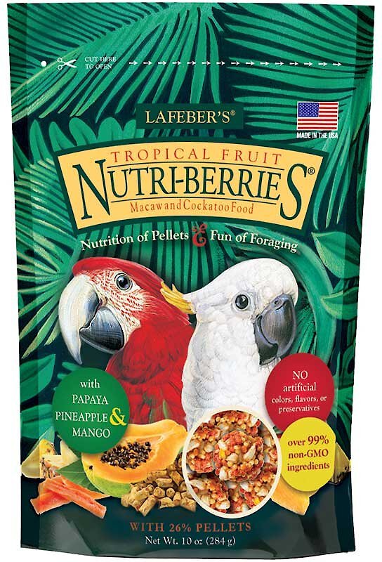 Lafeber Tropical Fruit Nutri-Berries Macaw & Cockatoo Food