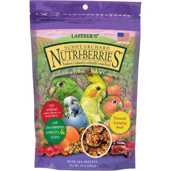 LAFEBER Tropical Fruit Nutri Berries Bird Food 10 oz bag Chewy