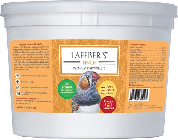 Lafeber Premium Daily Diet Finch Food, 5-lb tub slide 1 of 7