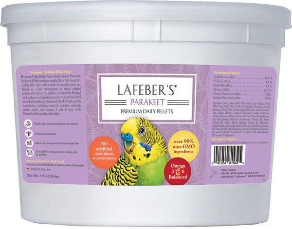 Lafeber Premium Daily Diet Parakeet Food, 5-lb tub slide 1 of 7