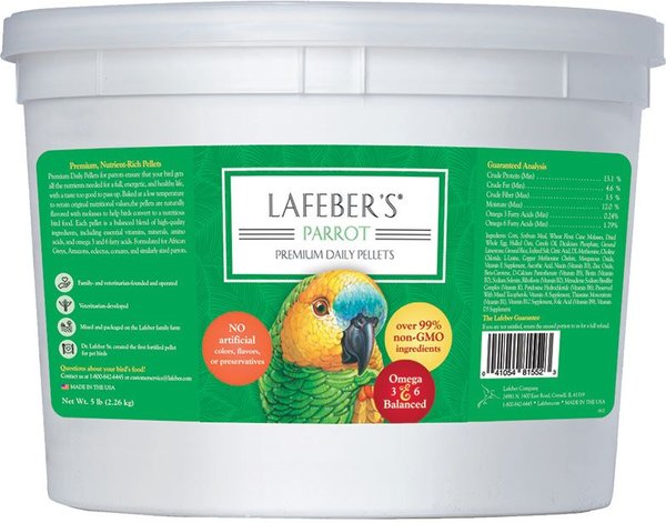 Lafeber Premium Daily Diet Parrot Food, 5-lb tub slide 1 of 7