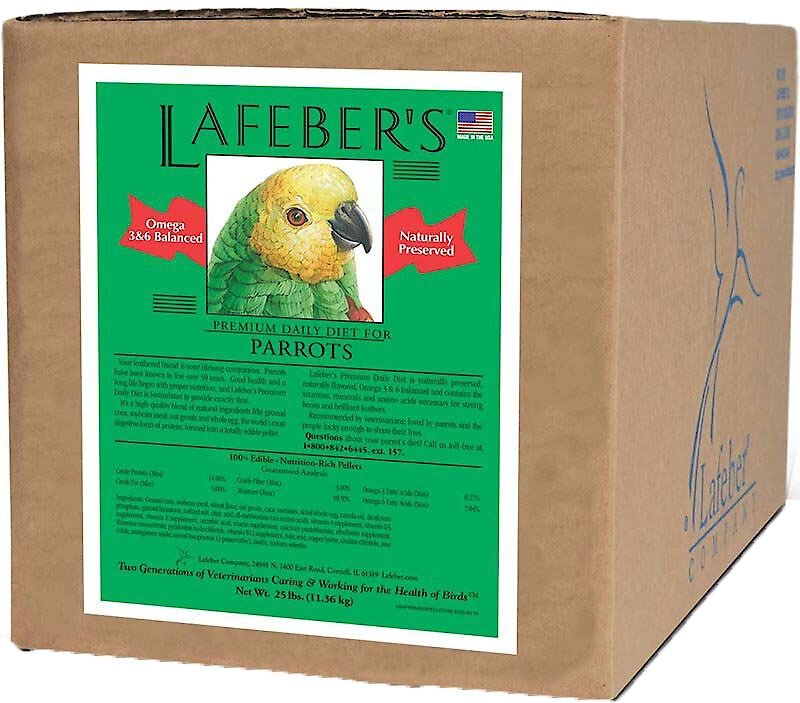 lafeber premium parrot daily diet pellets