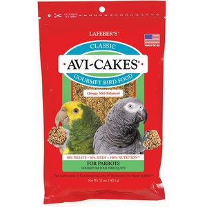 Lafeber Classic Avi-Cakes Parrot Food, 12-oz bag