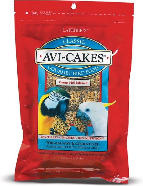 Lafeber Classic Avi-Cakes Macaw & Cockatoo Food, 1-lb bag slide 1 of 8