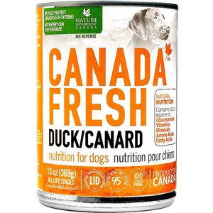 Canada Fresh Duck Canned Dog Food, 13-oz, case of 12