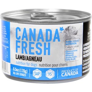 Canada Fresh Lamb Canned Dog Food, 6.5-oz, case of 24