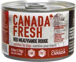 Canada Fresh Red Meat Canned Dog Food, 6.5-oz, case of 24