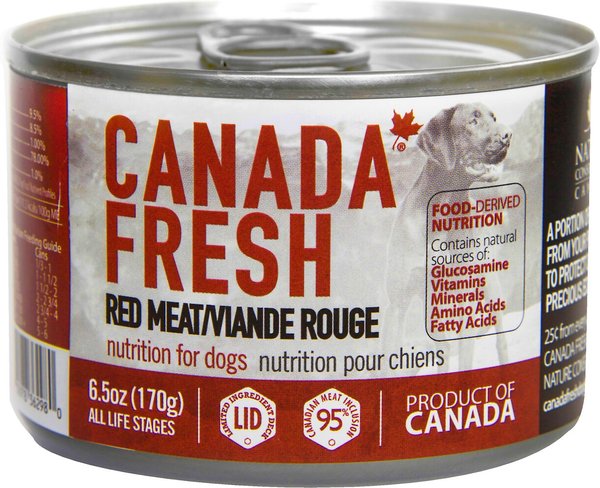 Canada Fresh Red Meat Canned Dog Food, 6.5-oz, case of 24 slide 1 of 4
